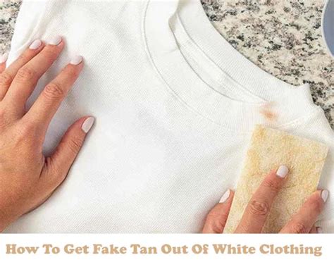 how to get fake tan out of white clothes|can you remove tan from clothes.